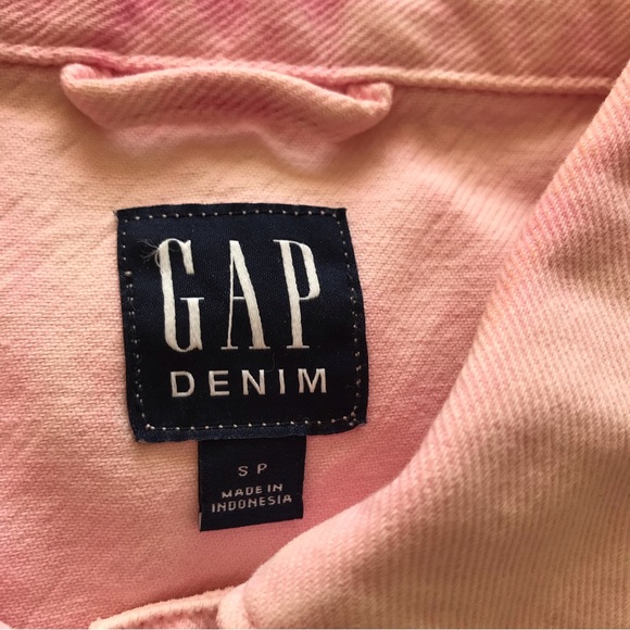 Gap cropped pink denim jacket - Picture 5 of 7